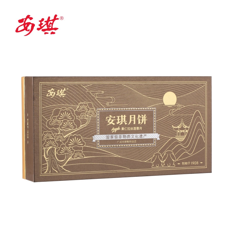 安琪果仁拉丝莲蓉月饼